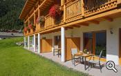 Terrace, with open views of South Tyrol’s glorious alpine world