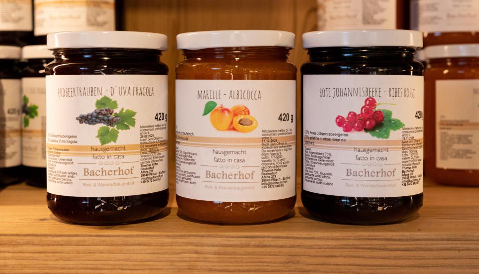Homemade jams